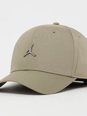 Nike Jordan Rise Structured Metal Jumpman Hat Khaki Adjustable L/XL HM5750-247